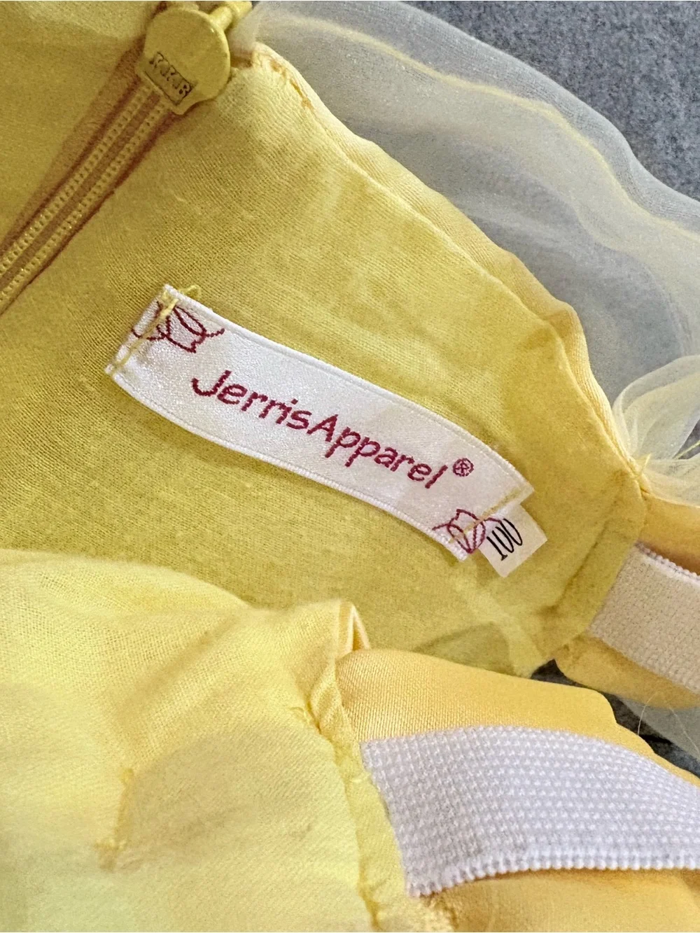 Yellow Floral Belle Princess Costume Dress for Kids